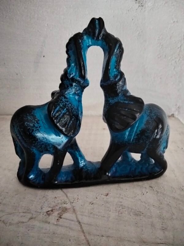 Stone Kissing Elephants