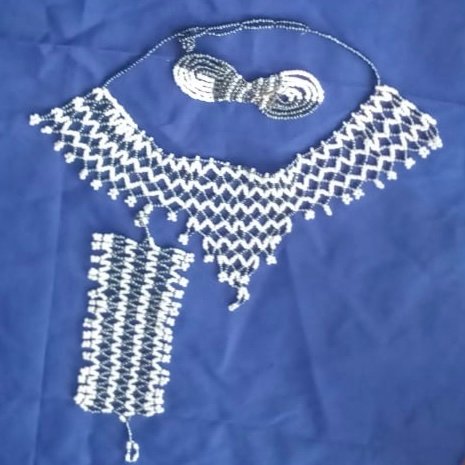 Draping Beaded Necklace Set Draping Beaded Necklace Set