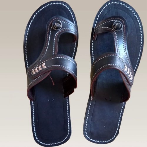 Arrow Decorated Leather Sandals