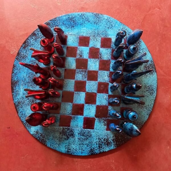 Blue Mazurui Chess Set Blue Mazurui Chess Set