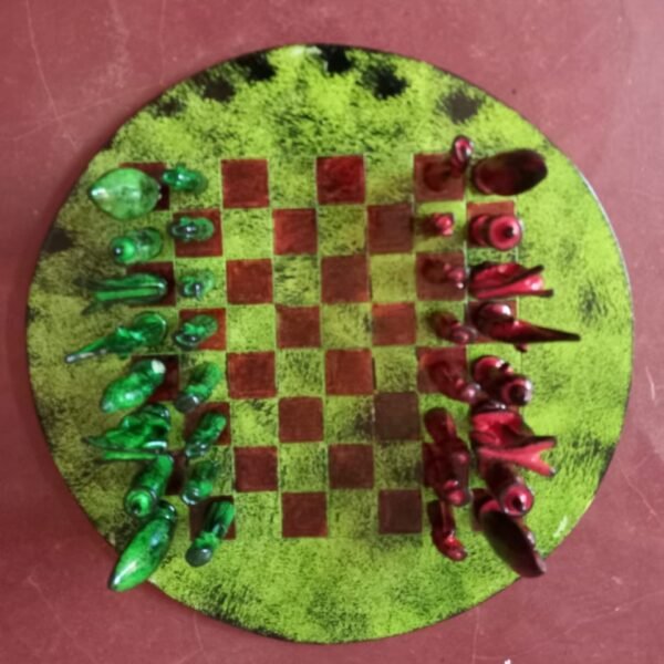 Green Mazurui Chess Set Green Mazurui Chess Set