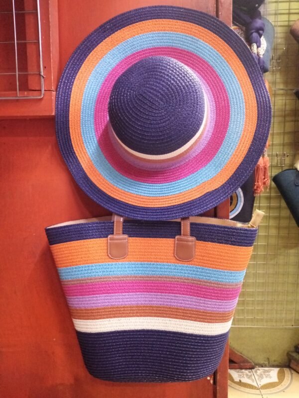 Pink And Orange Handmade Bag