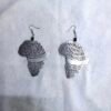 Africa Silver Earrings